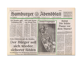 Hamburger Abendblatt - Original-Zeitung online bei JAGARO kaufen
