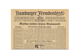 Hamburger Fremdenblatt - Original-Zeitung online bei JAGARO kaufen