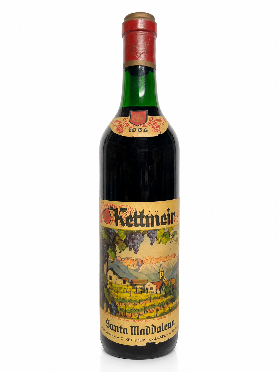 Wein 1966 Santa Maddalena Kettmair