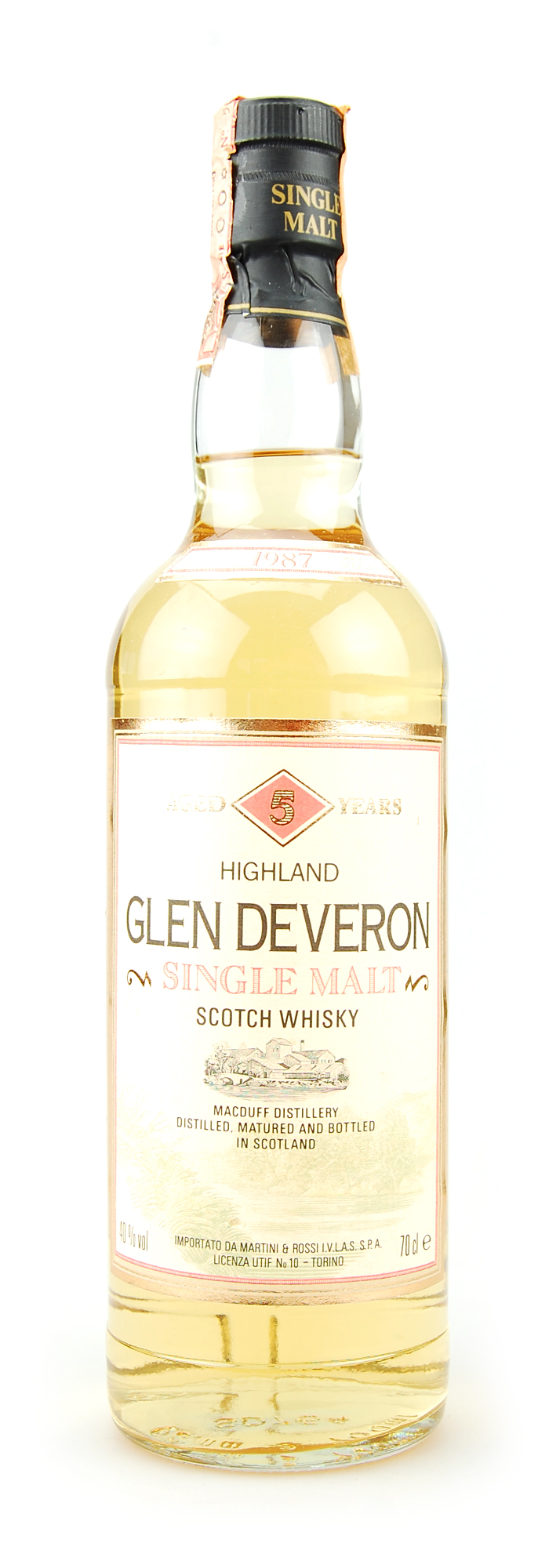 Whisky 1987 Glen Deveron 5 years old