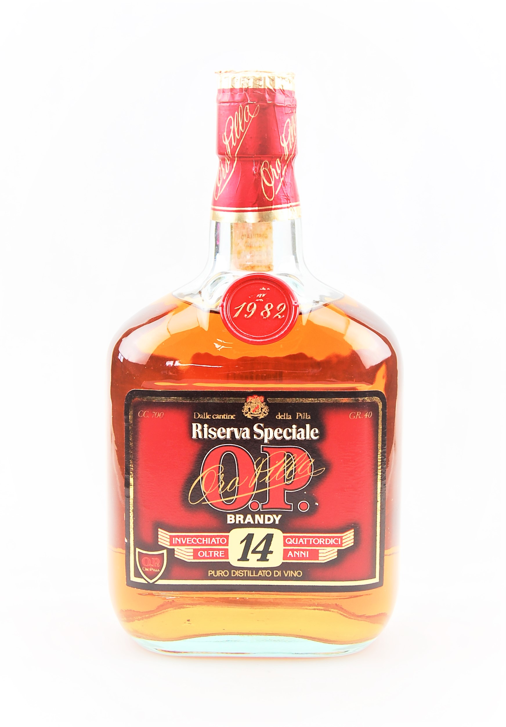 Brandy 1982 Oro Pilla Riserva Speciale 14 Anni