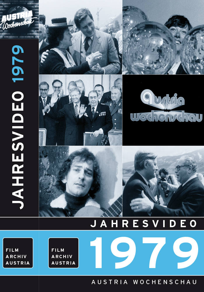 DVD 1979 Chronik Austria Wochenschau in Holzkiste mit Gravur