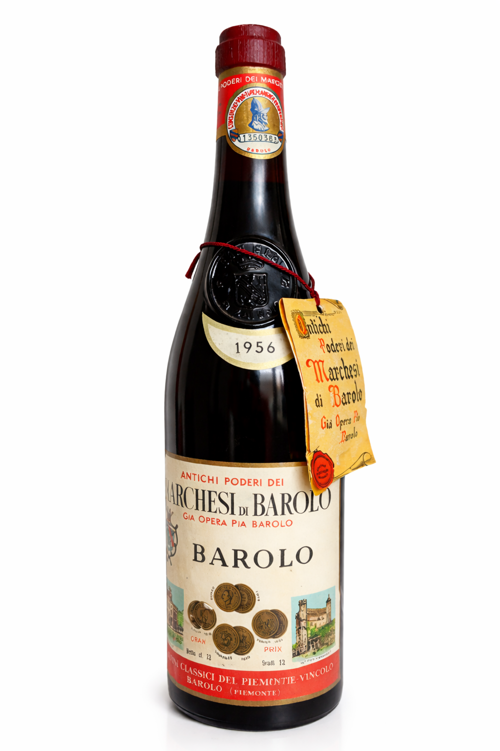Wein 1956 Barolo Marchesi di Barolo Gia Opera