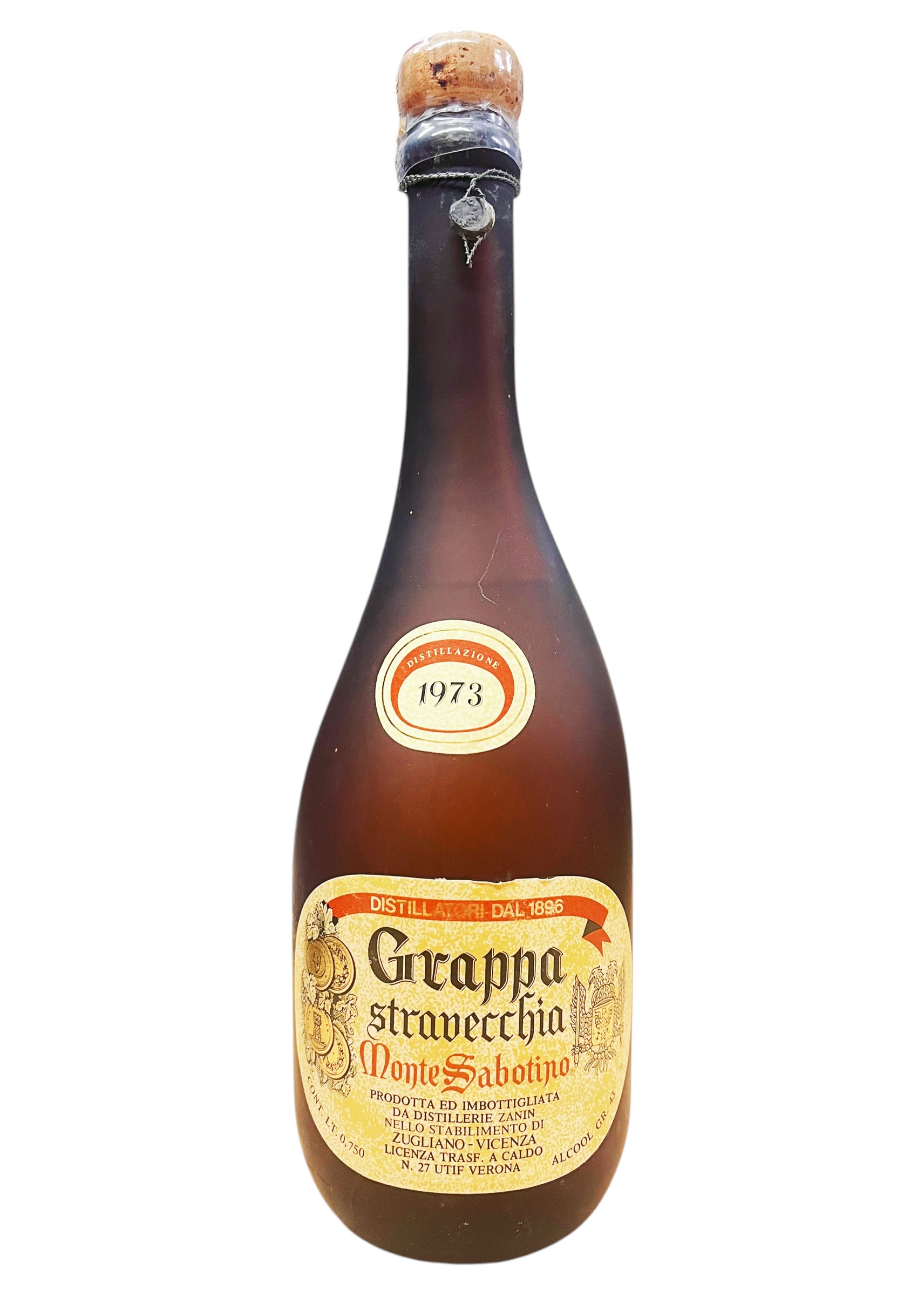 Grappa 1973 Monte Sabotino Stravecchia Zanin