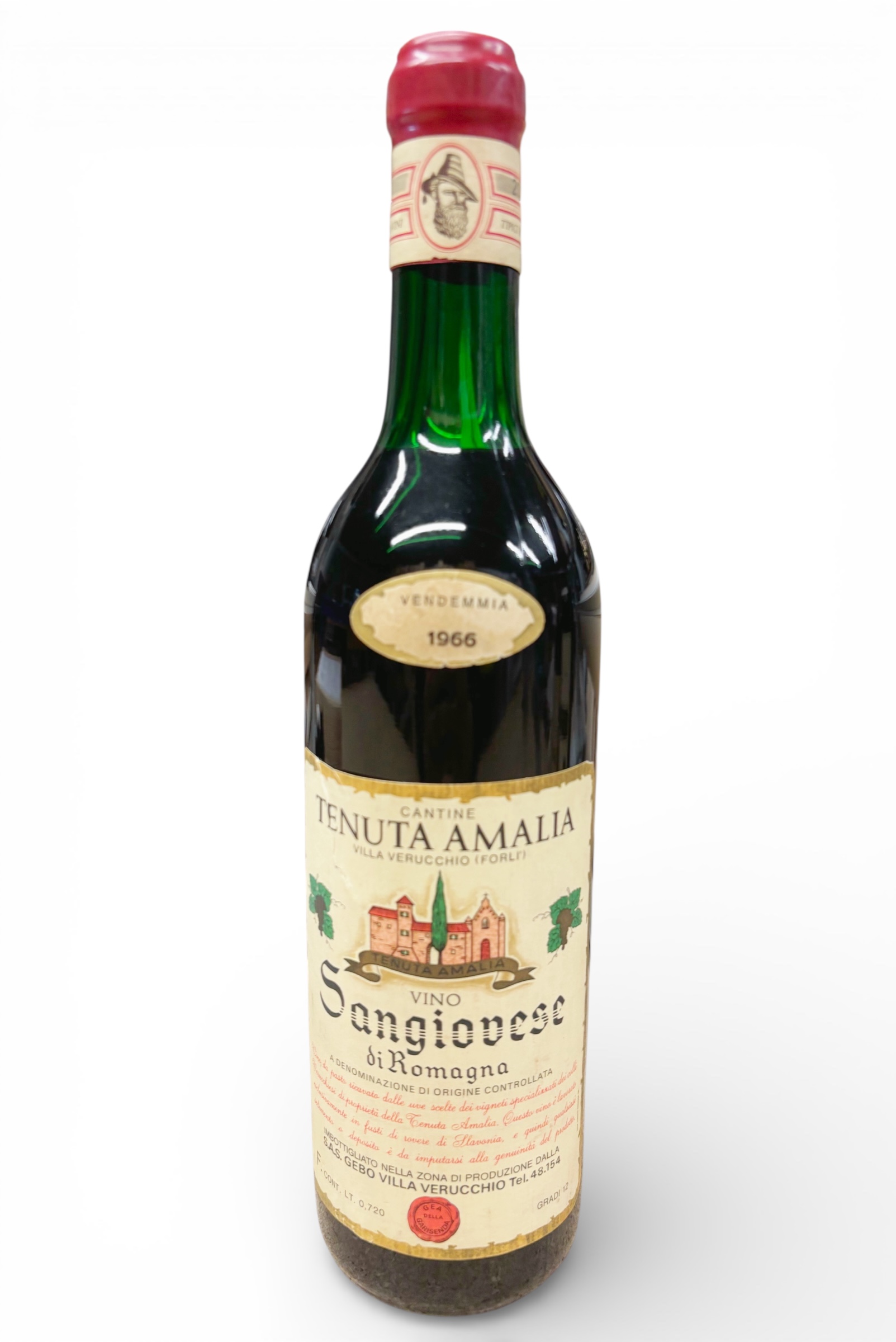 Wein 1966 Sangiovese di Romagna Cantina Amalia