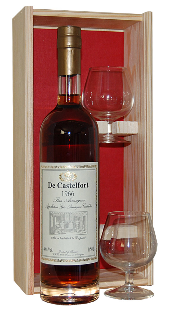 Armagnac 1966 Bas-Armagnac de Castelfort SET