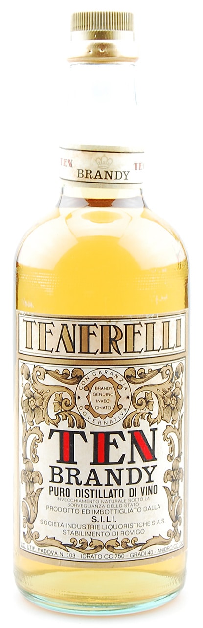 Brandy Ten Tenerelli Puro Distillato di Vino