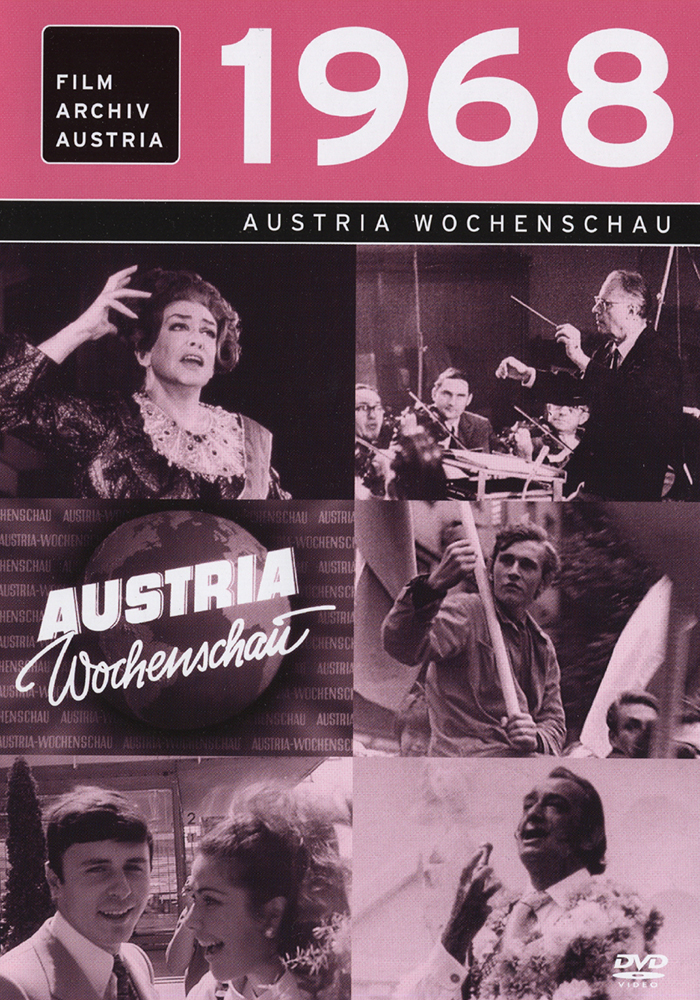 DVD 1968 Chronik Austria Wochenschau in Holzkiste mit Gravur