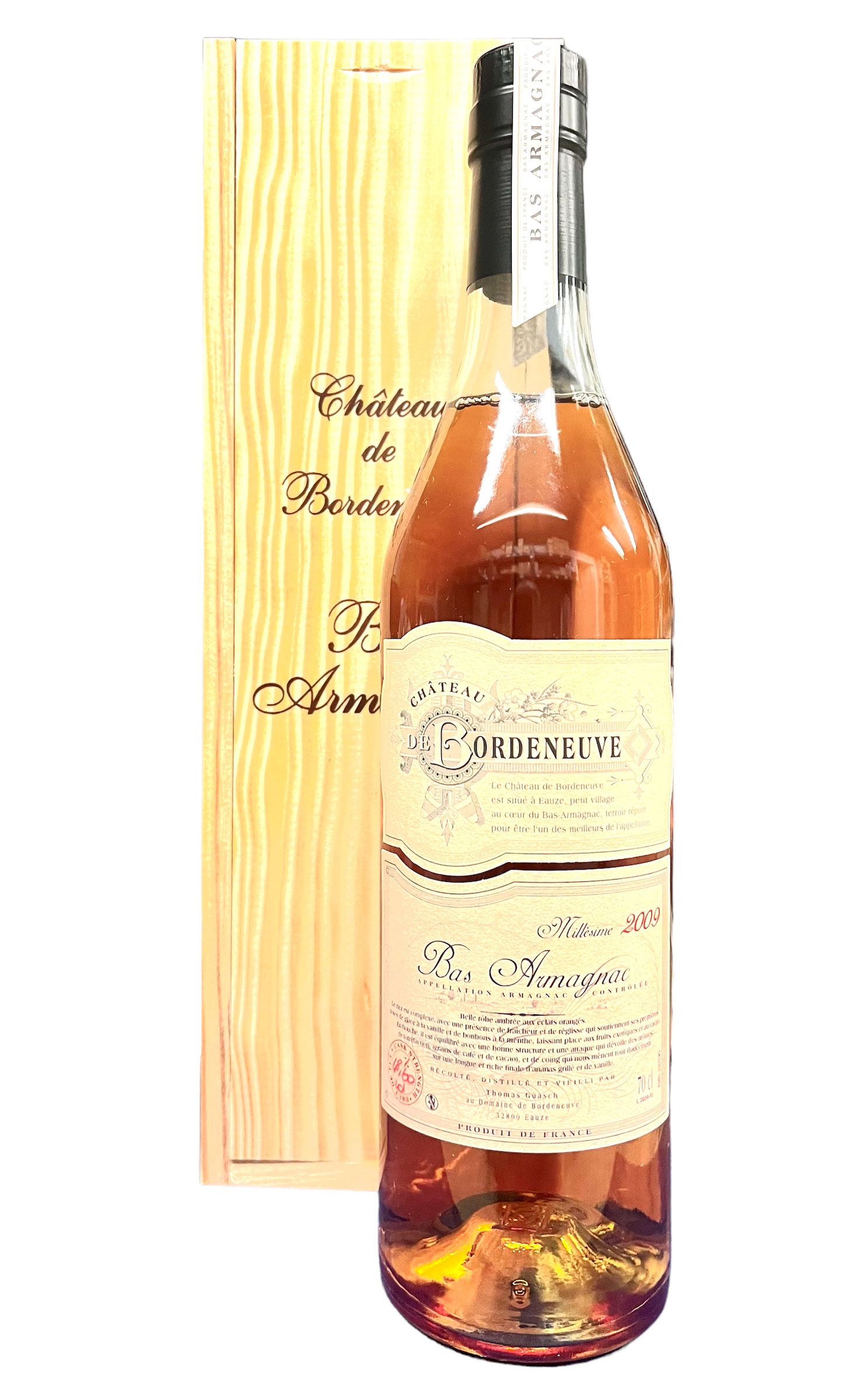 Armagnac 2009 Bas-Armagnac Chateau de Bordeneuve