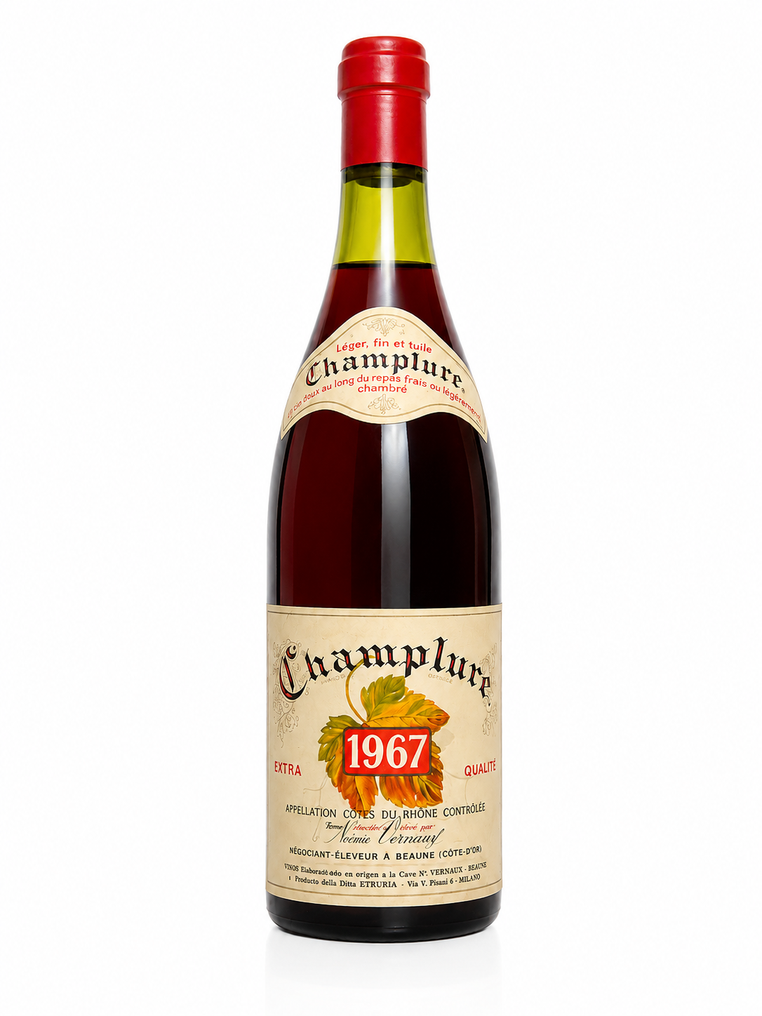 Wein 1967 Champlure Extra Qualite Casa Vernaux