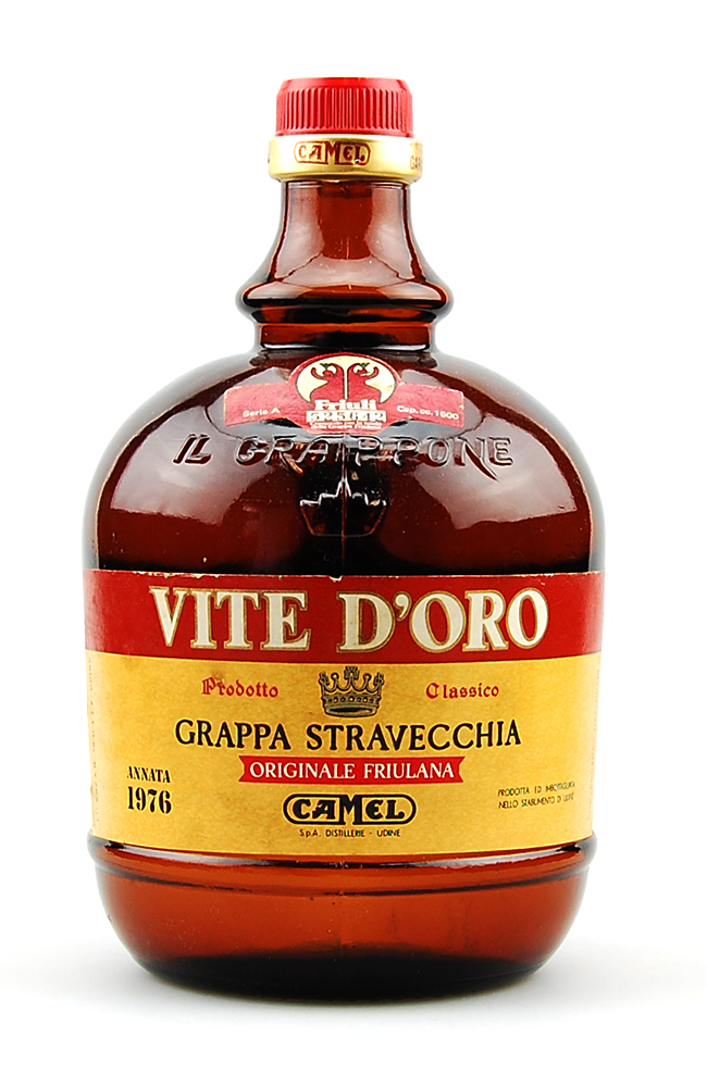 Grappa 1976 Vite d'Ora Camel Stravecchia Magnum
