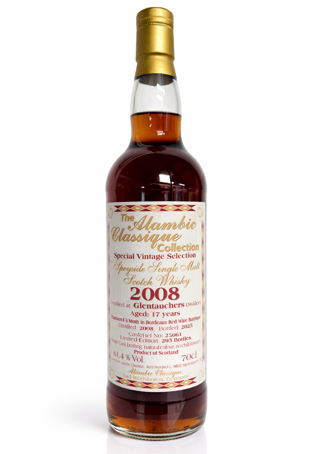 Whisky 2008 Glentauchers Single Malt Scotch Whisky