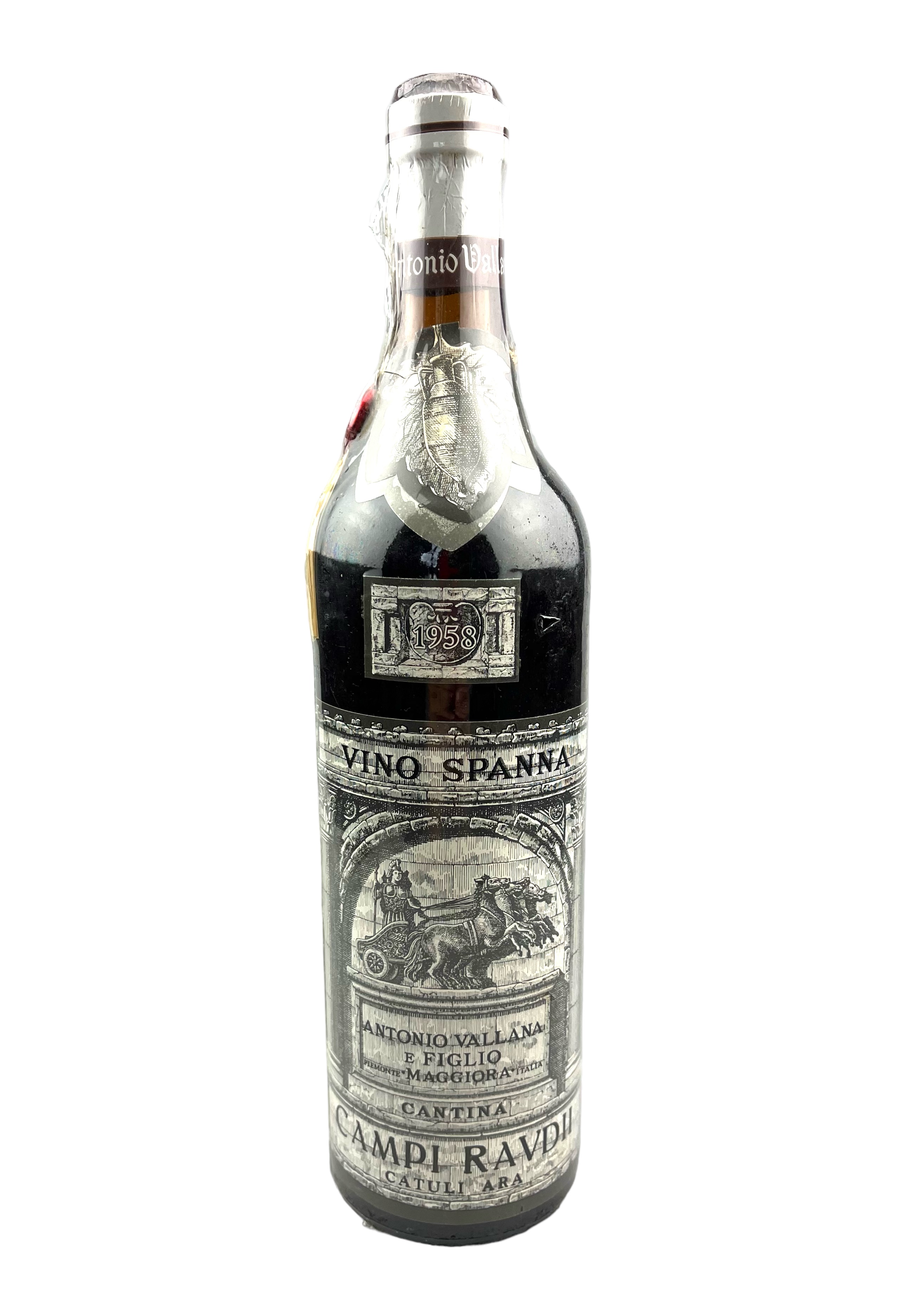 Wein 1958 Spanna Campi Raudii Vallana