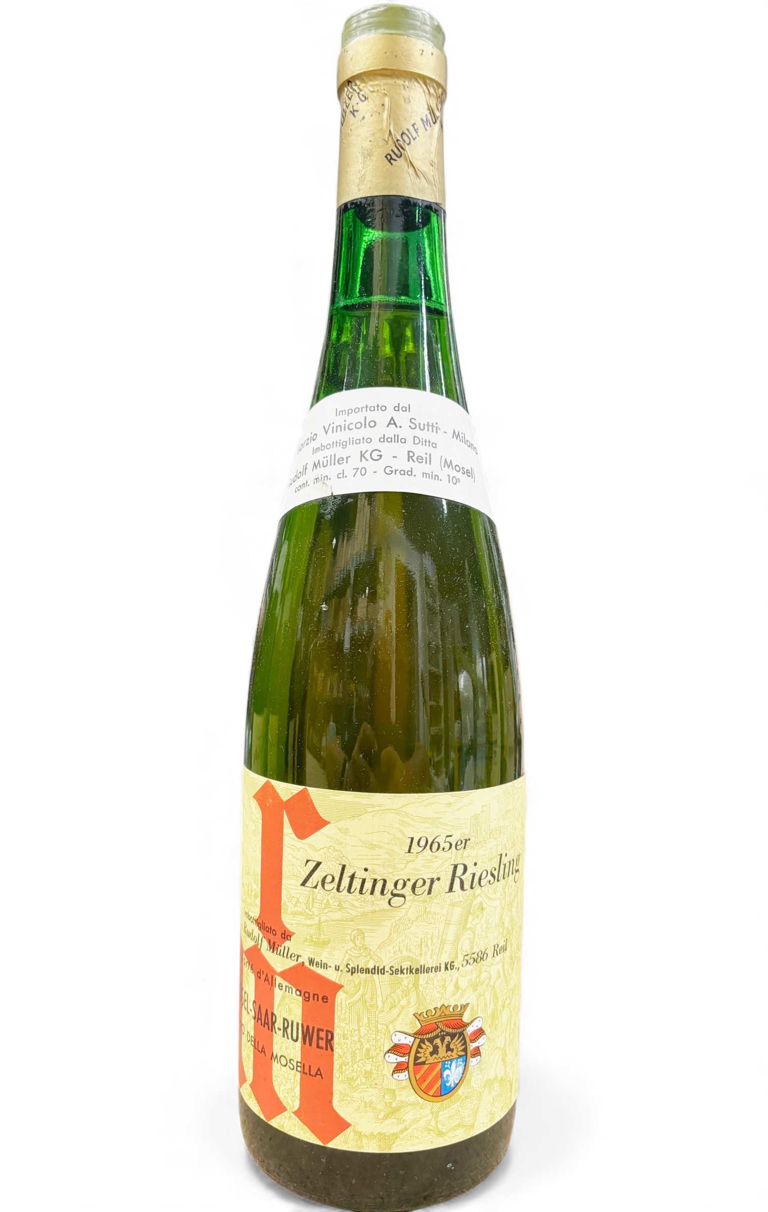 Wein 1965 Zeltinger Riesling Rudolf Müller