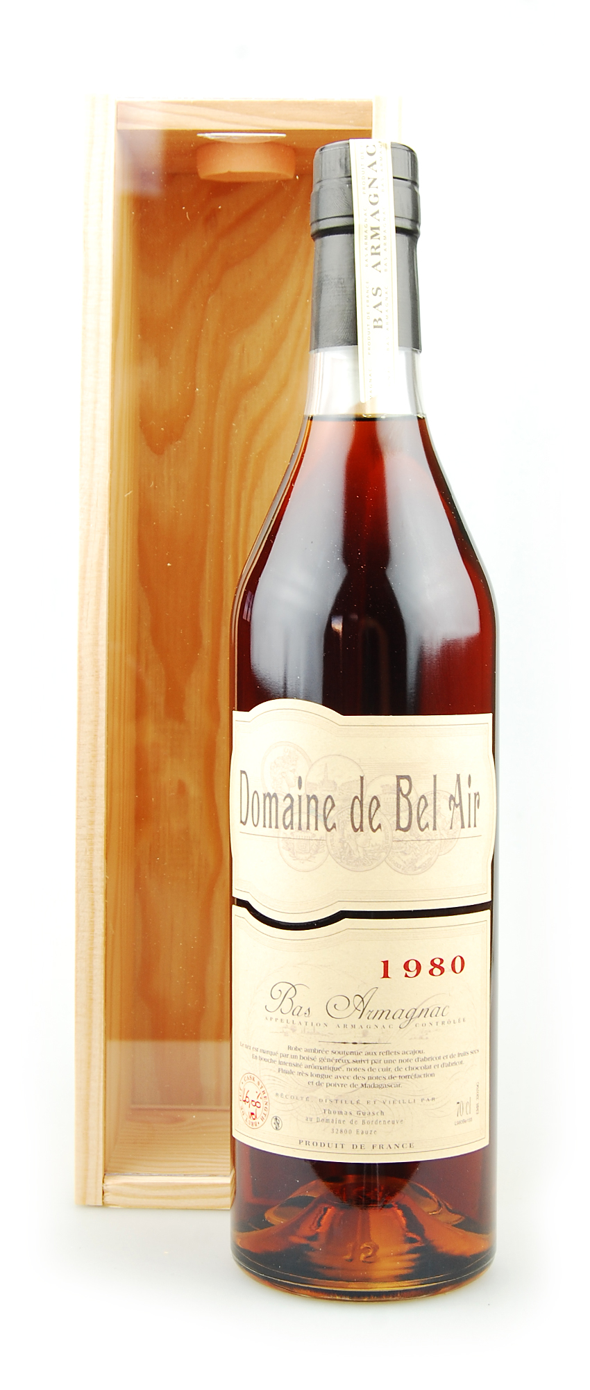 Armagnac 1980 Bas-Armagnac Domaine de Bel Air