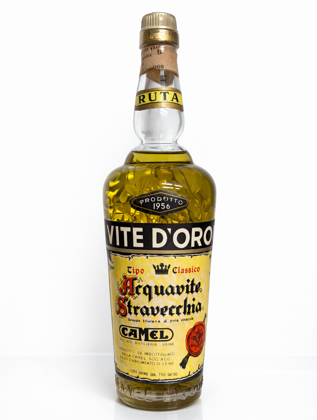 Acquavite 1956 Stravecchia Camel alla Ruta