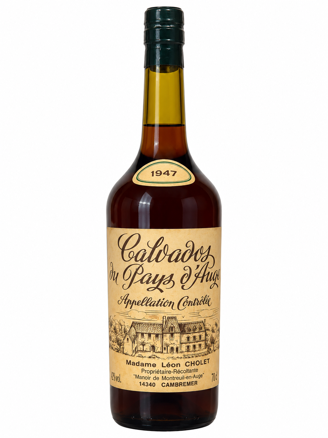 Calvados 1947 du Pays d´Auge Leon Cholet