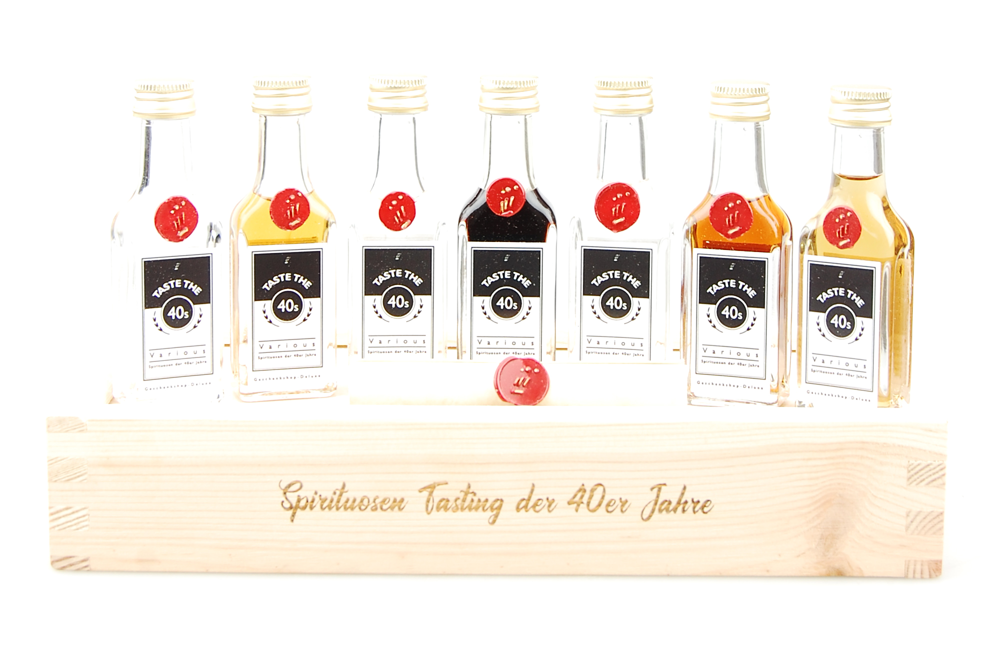 Tasting-Set Spirituosen der 40er Jahre