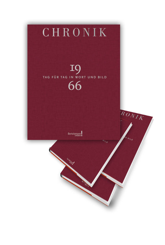 Chronik 1966 Jahrgangsband, Holzkiste und Gravur möglich!