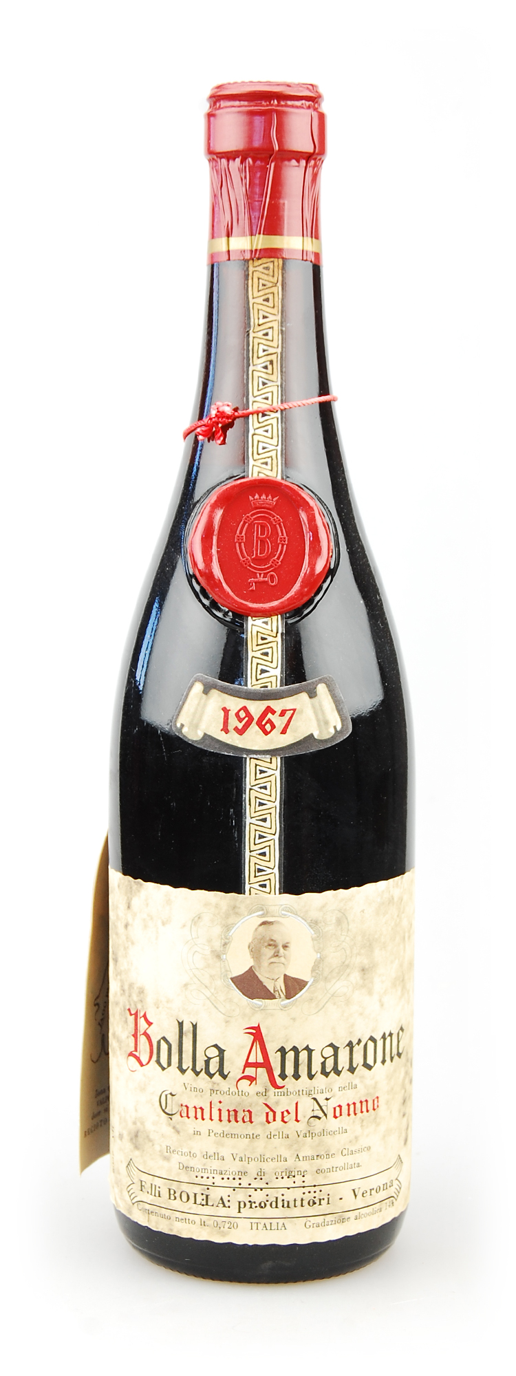 Wein 1967 Amarone Riserva Bolla Cantina dell Nonno