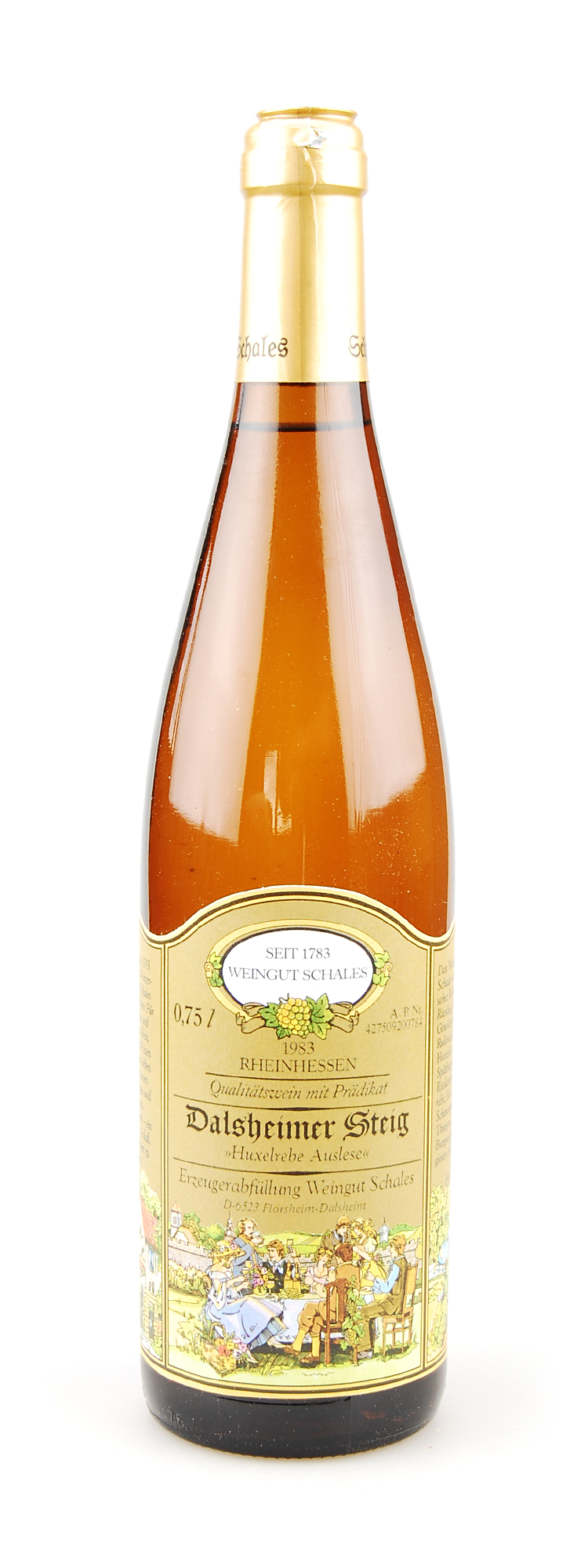 Wein 1983 Dalsheimer Steig Auslese Huxelrebe - Top!