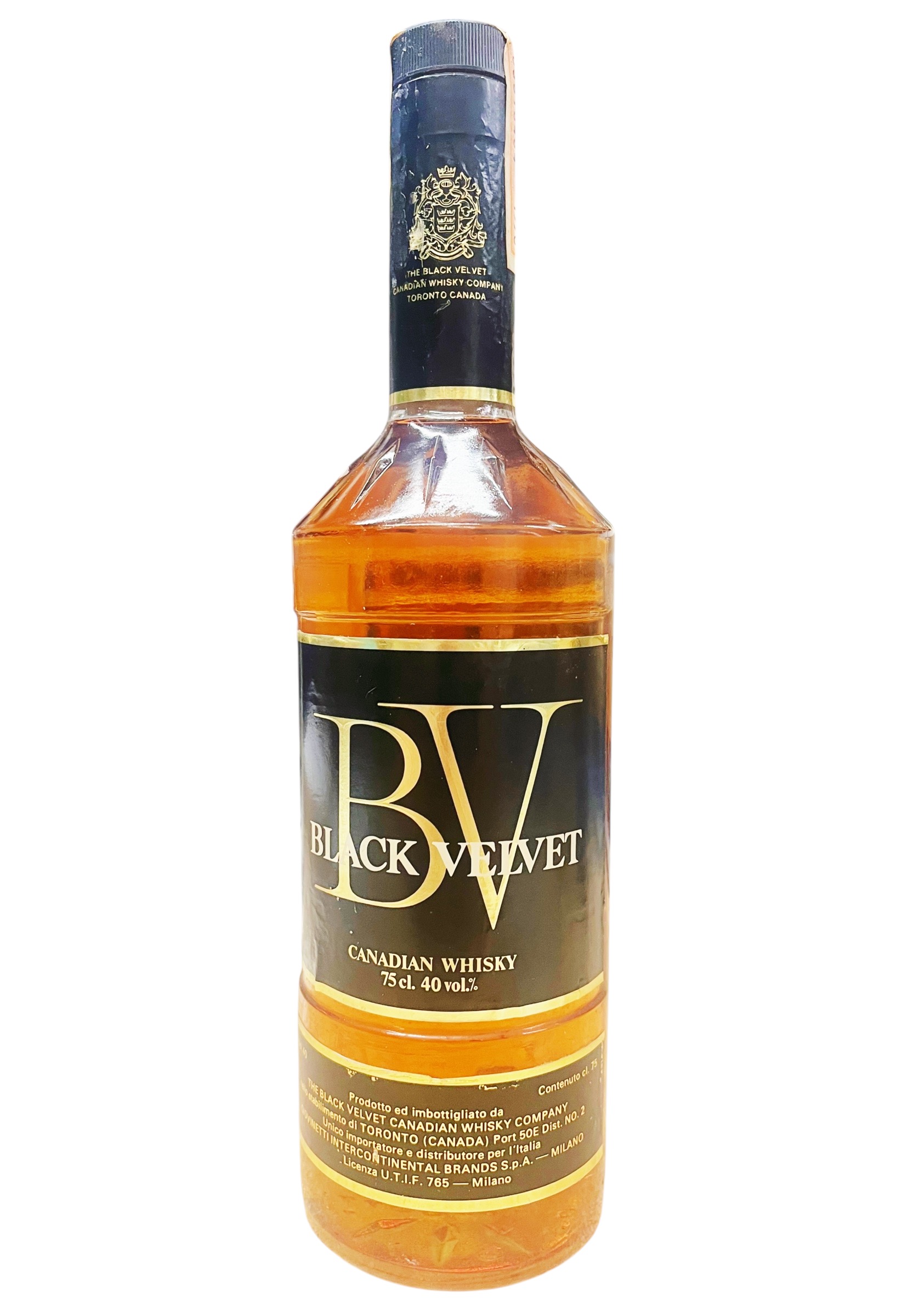 Whisky 1970 Black Velvet Canadian Whisky