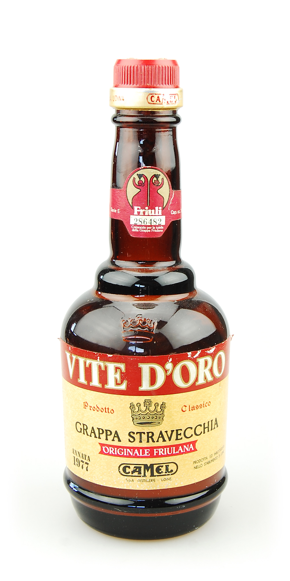 Grappa 1977 Vite d'Oro Camel Stravecchia Friulana