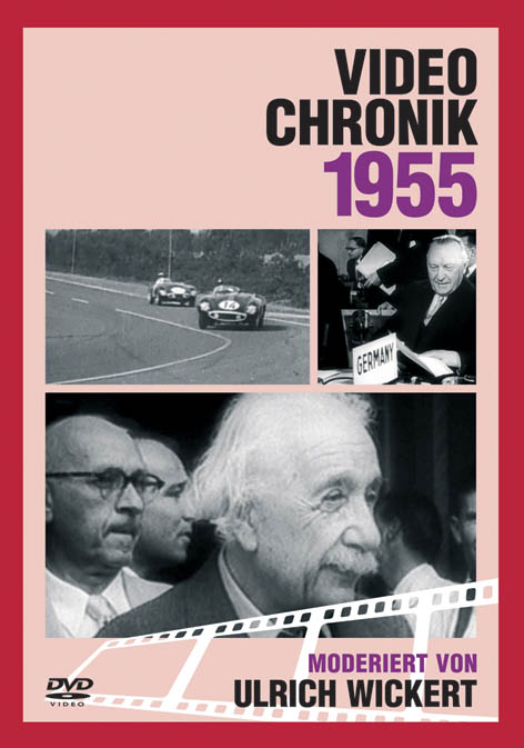 DVD 1955 Chronik Deutsche Wochenschau in Holzkiste mit Gravur