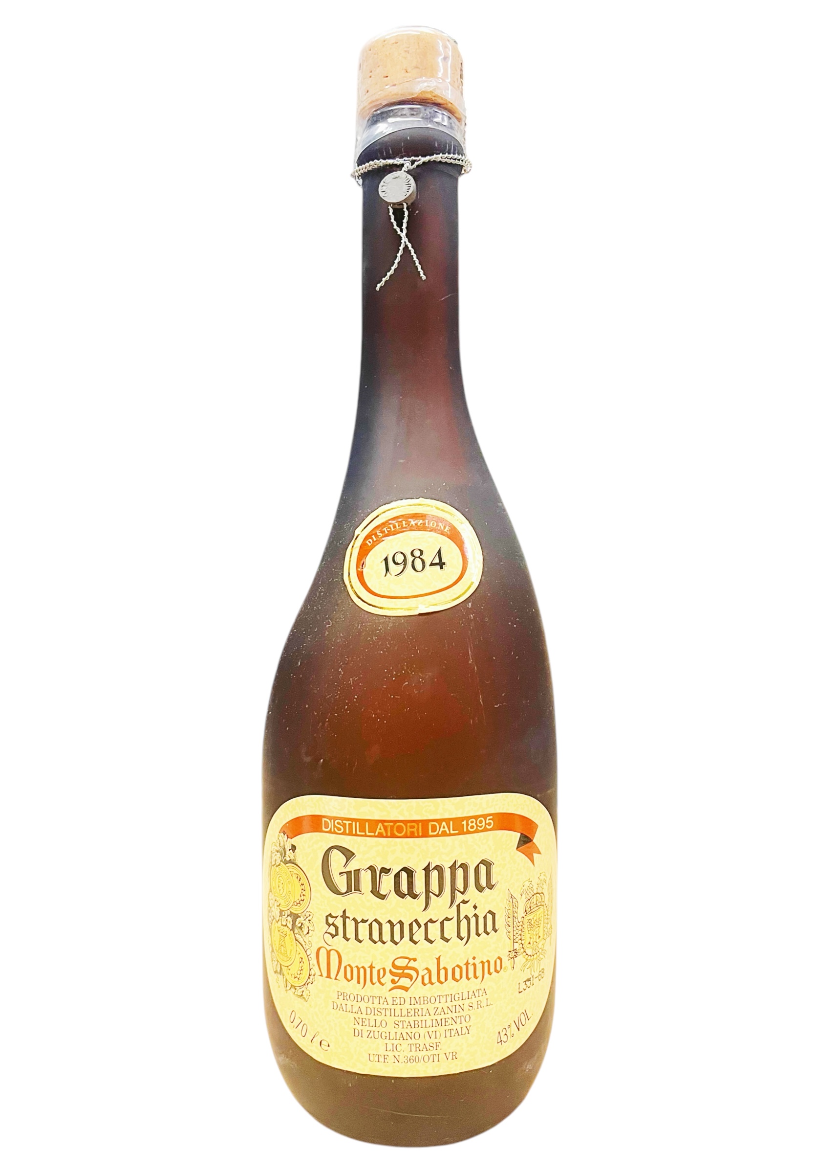 Grappa 1984 Monte Sabotino Stravecchia Zanin