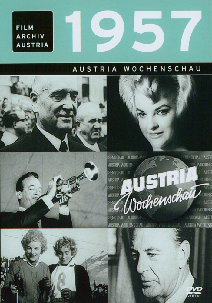 DVD 1957 Chronik Austria Wochenschau in Holzkiste mit Gravur