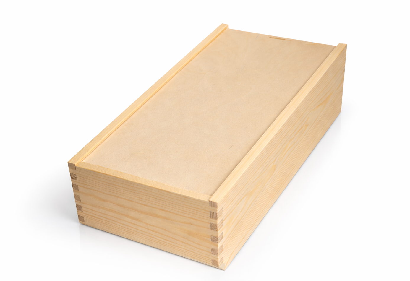 Holzkiste mit Schiebedeckel für Montaubert und Lafontan mit oder ohne Gravur