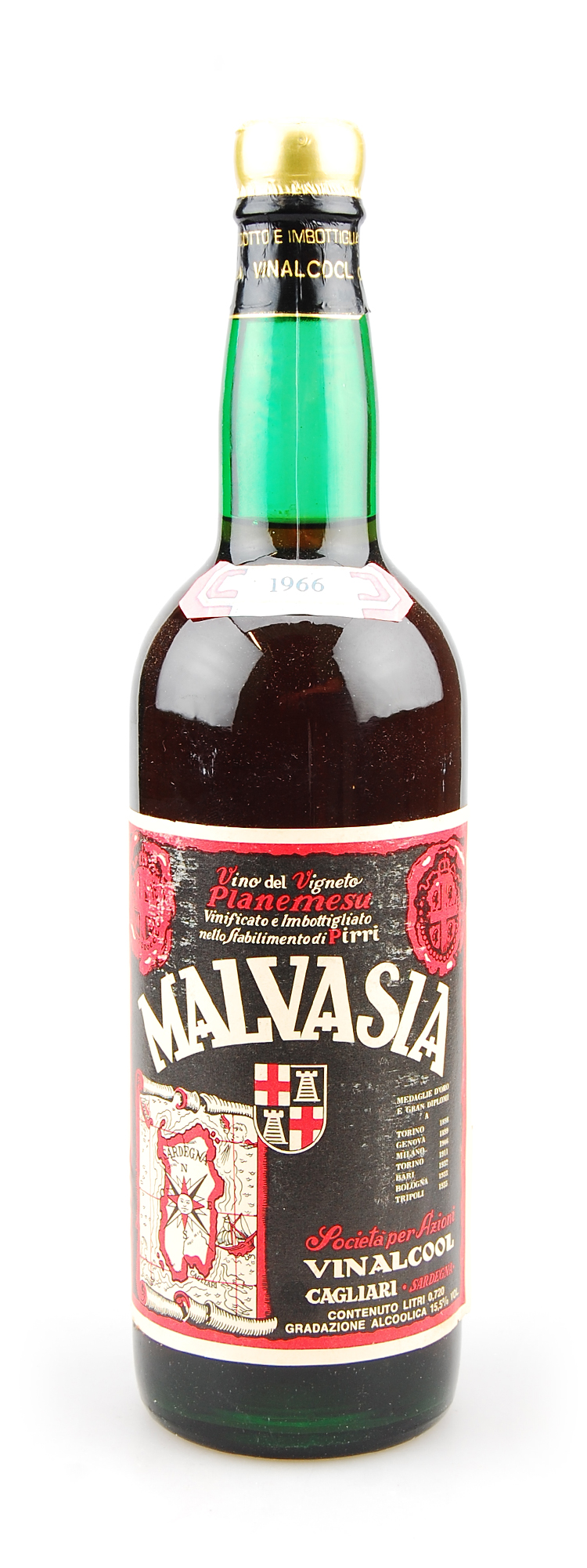 Wein 1966 Malvasia Planemesu Vinalcool Cagliari
