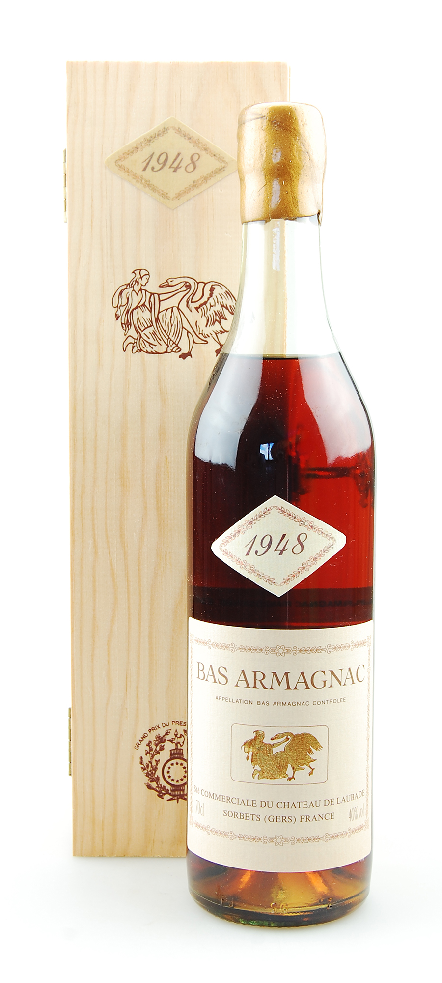 Armagnac 1948 Bas-Armagnac Chateau de Laubade