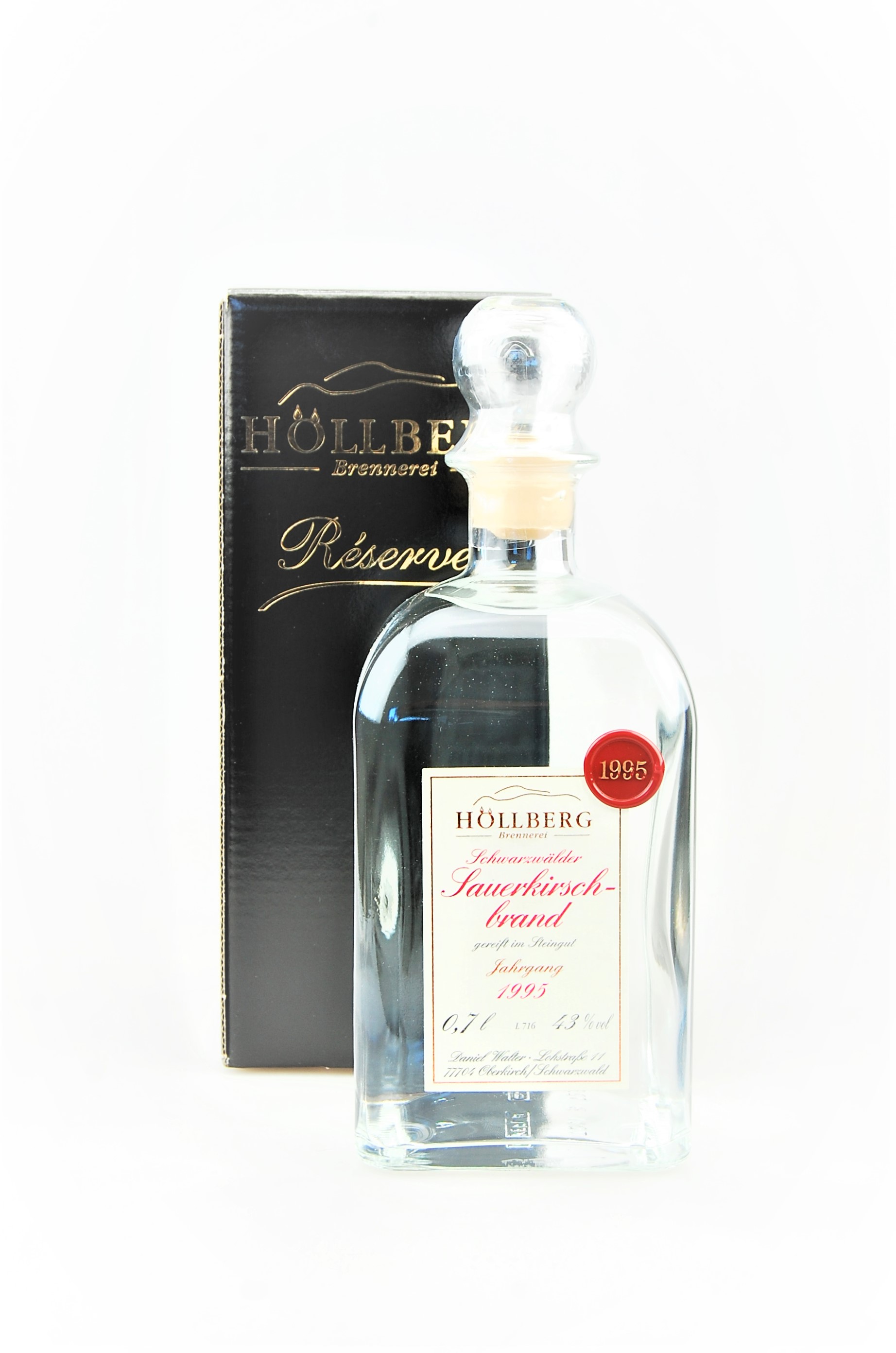 Obstbrand 1995 Sauerkirsch-Brand Reserve