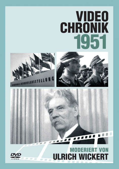 DVD 1951 Chronik Deutsche Wochenschau in Holzkiste mit Gravur