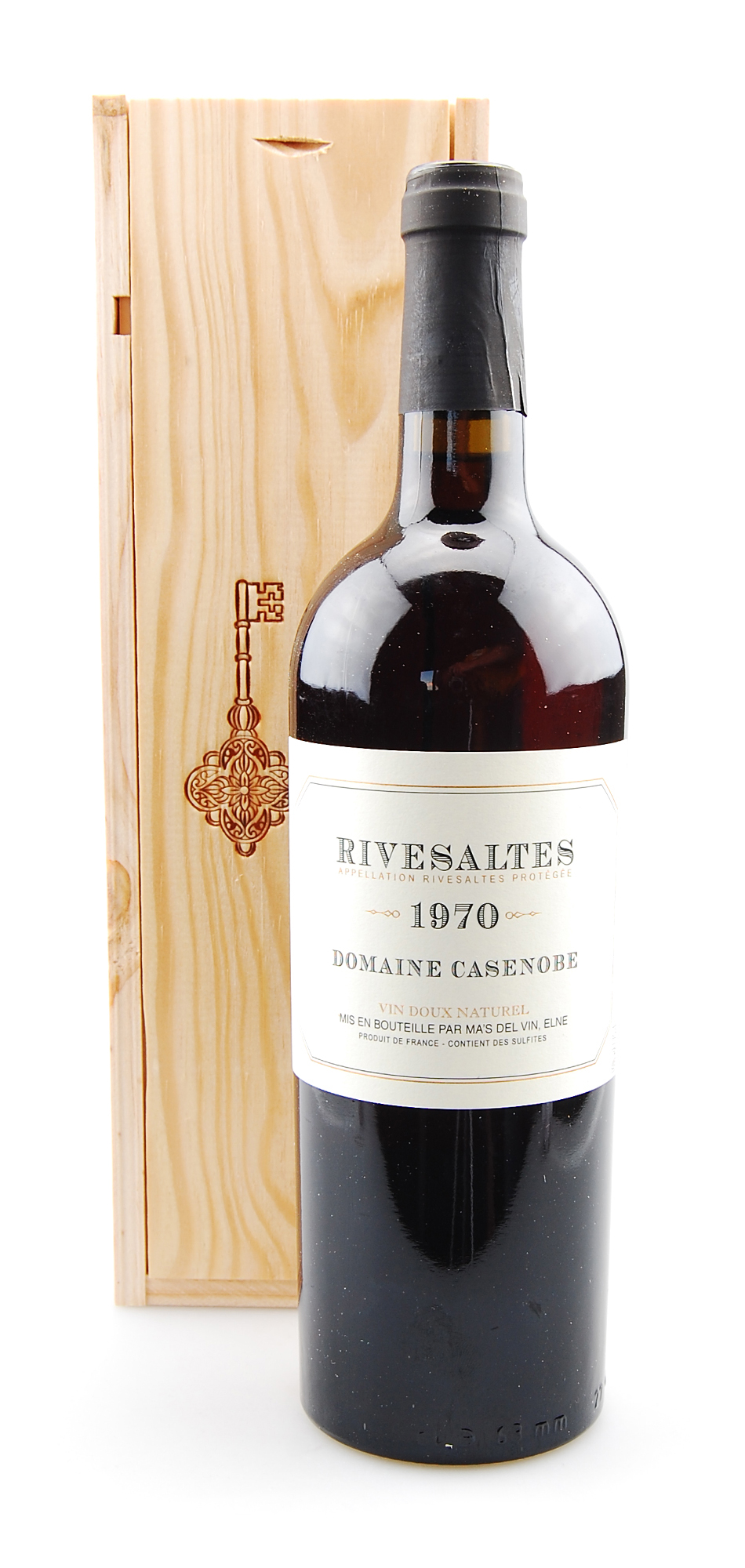 Wein 1970 Rivesaltes Domaine Casenobe in Holzkiste