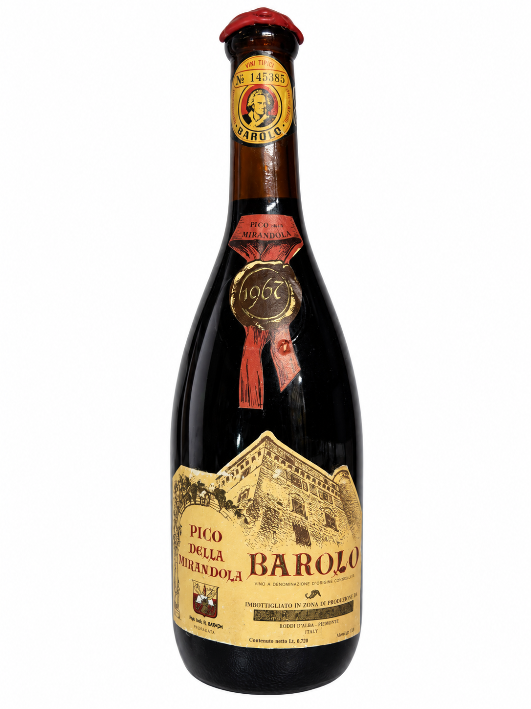 Wein 1967 Tipp!! Barolo Pico della Mirandola Annata Speciale