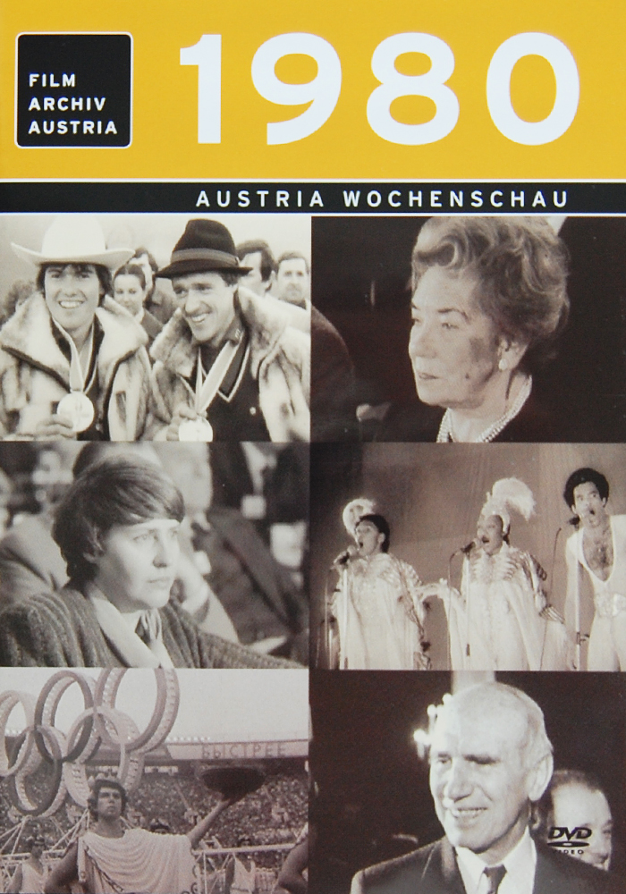 DVD 1980 Chronik Austria Wochenschau in Holzkiste mit Gravur