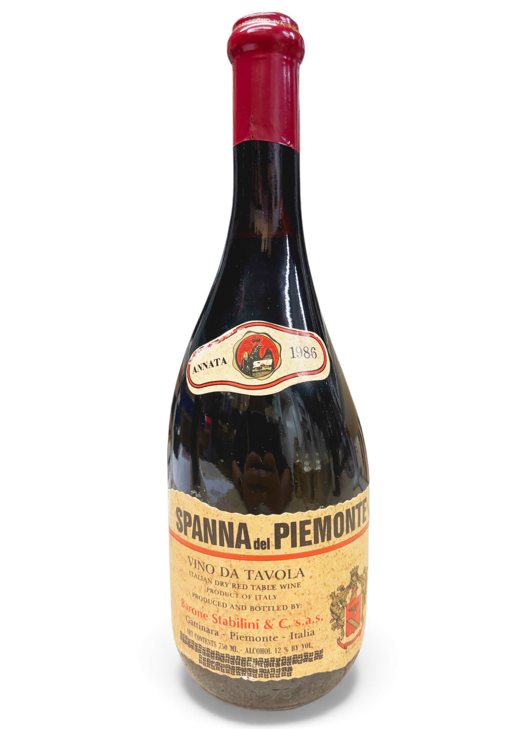 Wein 1986 Spanna del Piemonte Barone Stabilini