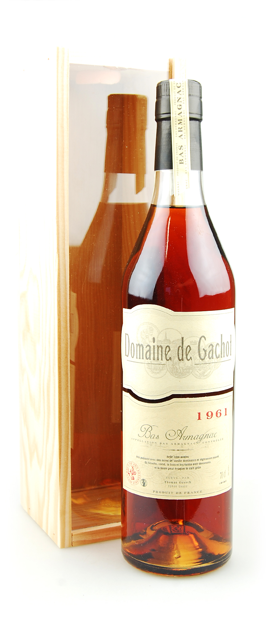 Armagnac 1961 Bas-Armagnac Domaine de Gachot