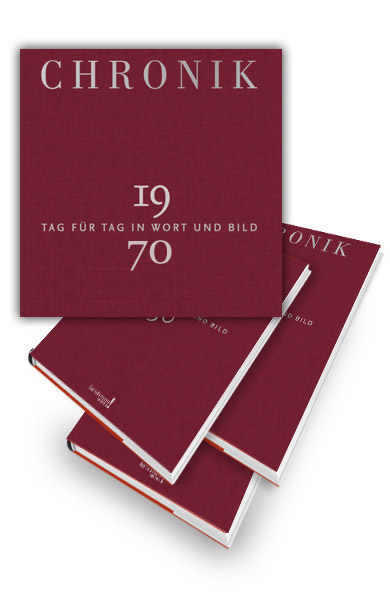 Chronik 1970 Jahrgangsband, Holzkiste und Gravur möglich!