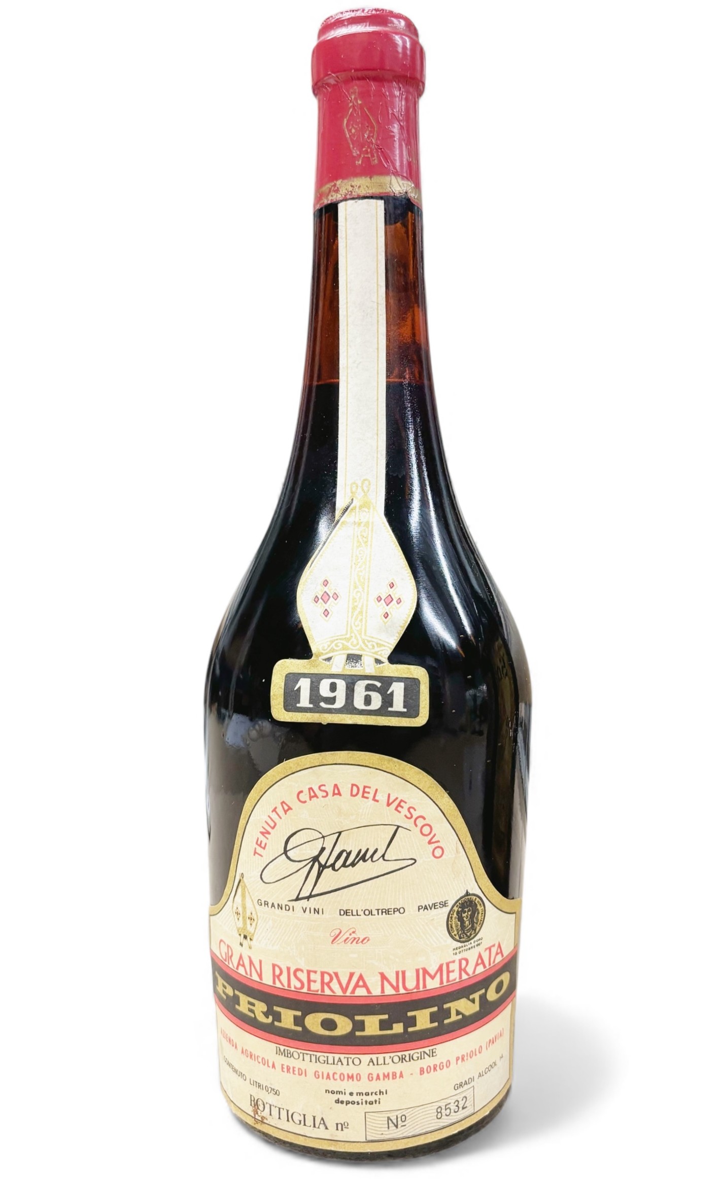 Wein 1961 Priolino Gran Riserva Numerata Giacomo Gamba