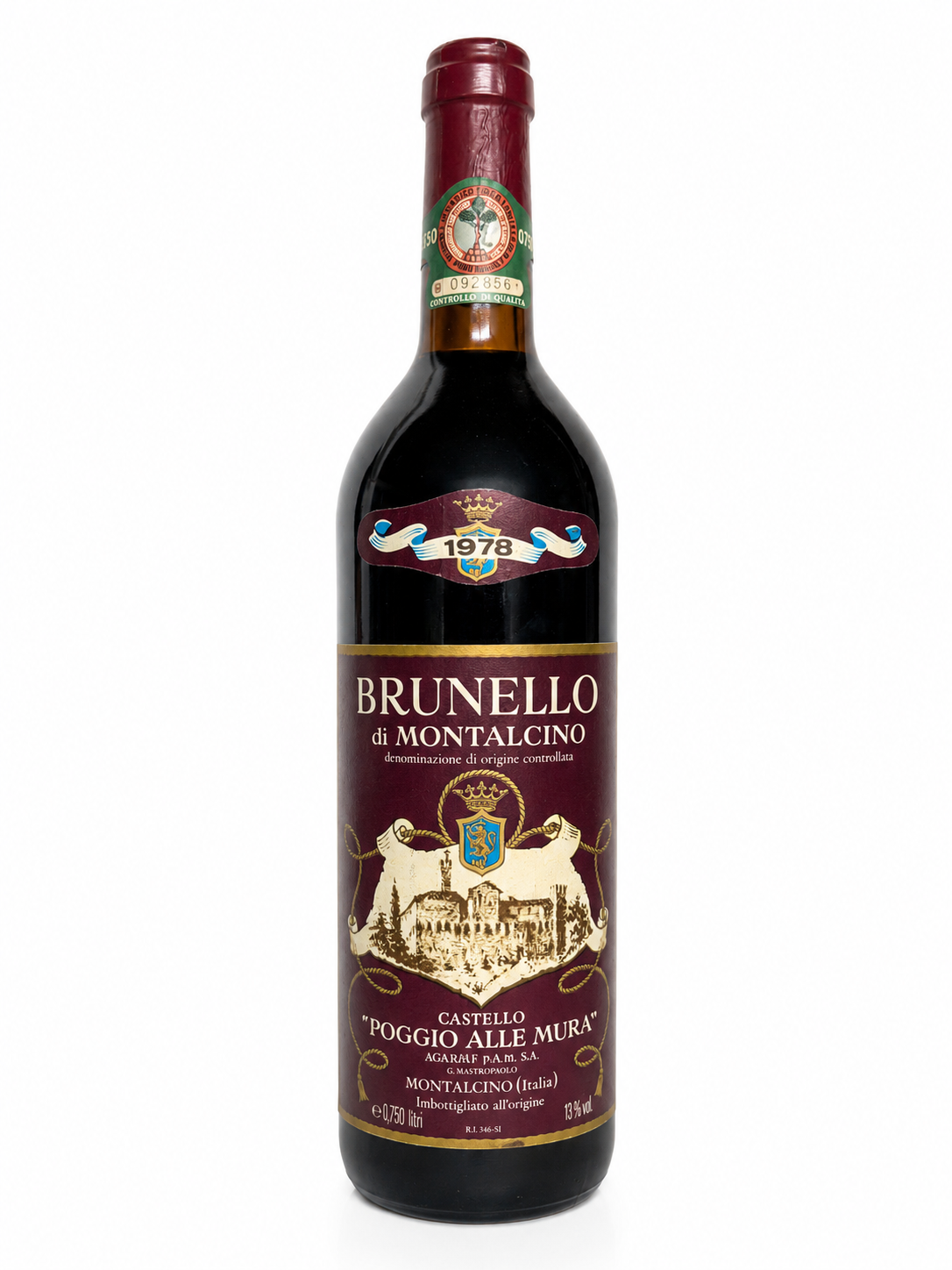 Wein 1978 Brunello di Montalcino Poggio alle Mura
