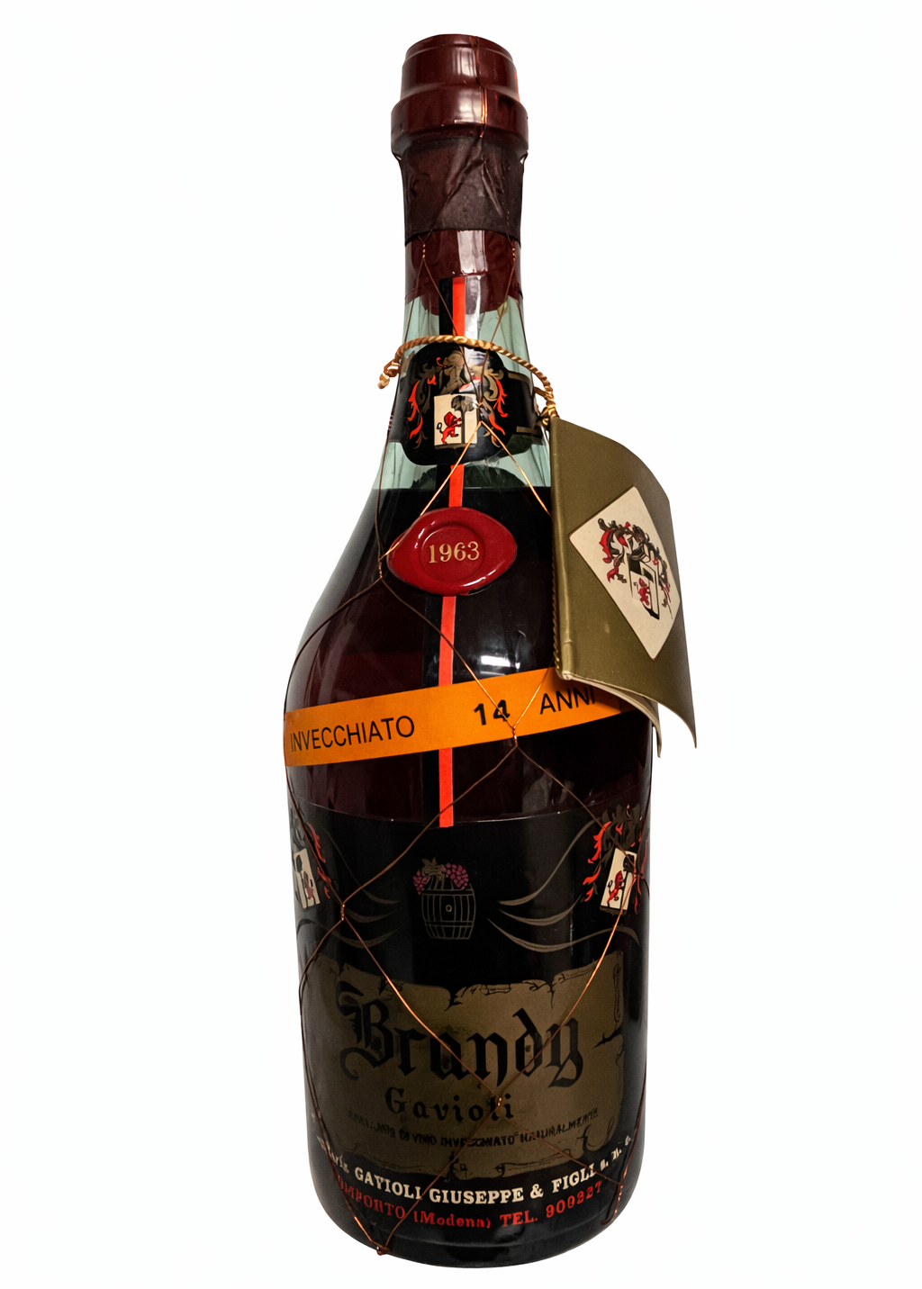 Brandy 1963 Giuseppe Gavioli Invecchiato 14 Anni