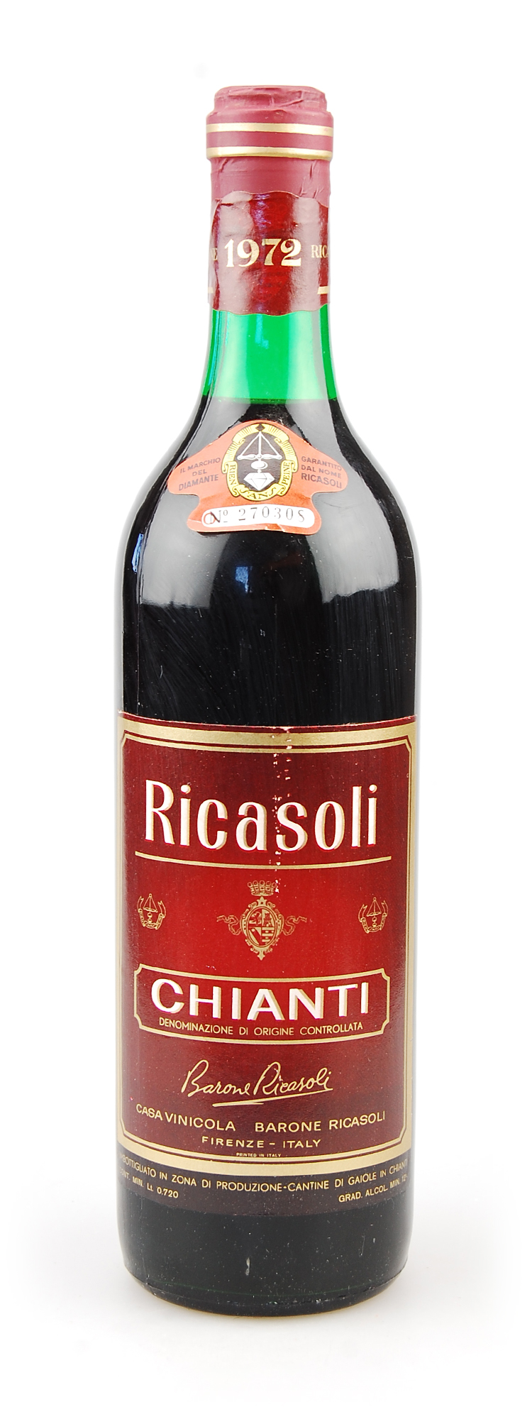 Wein 1972 Chianti Barone Ricasoli