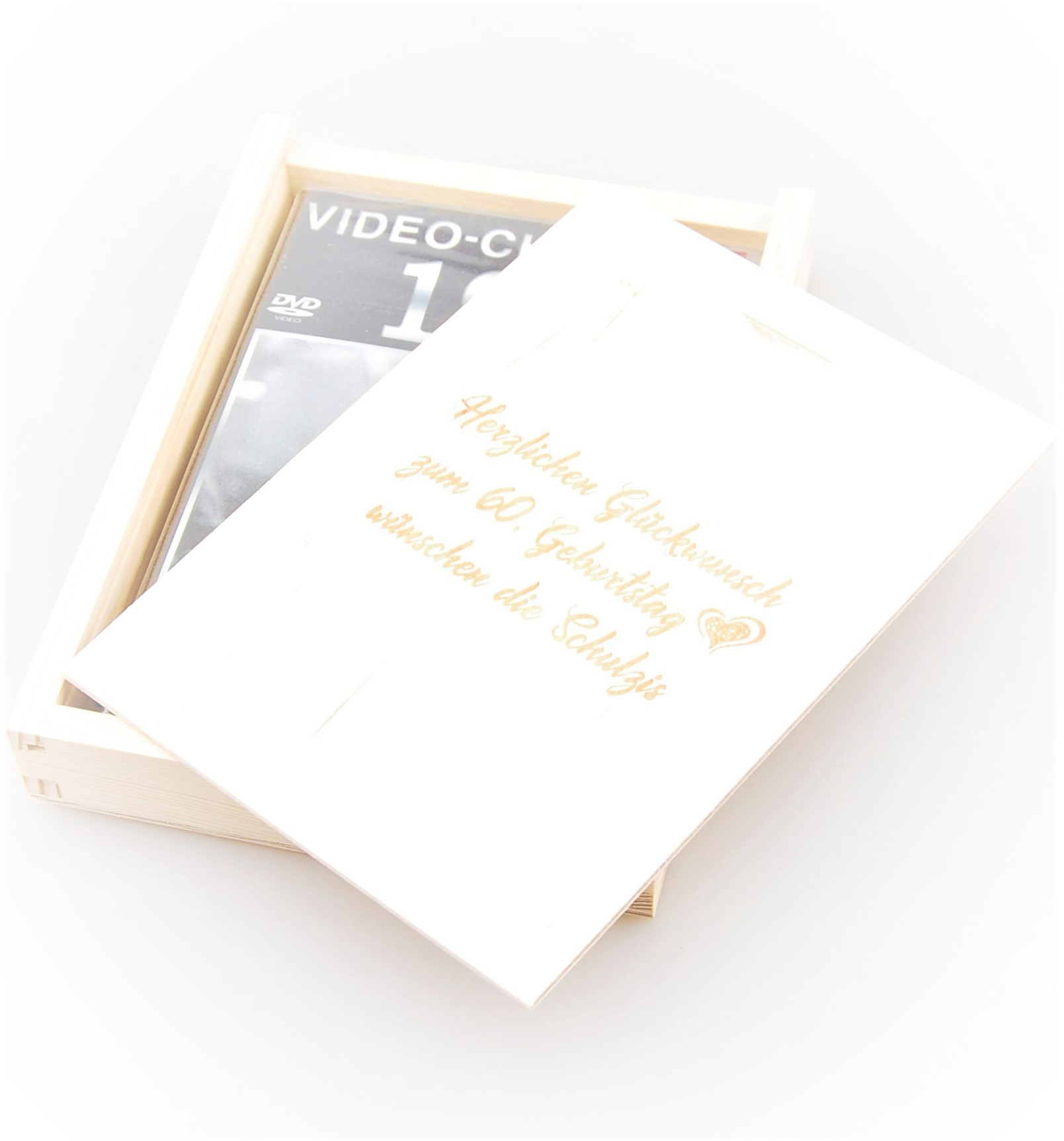 DVD 1948 Chronik Deutsche Wochenschau in Holzkiste mit Gravur