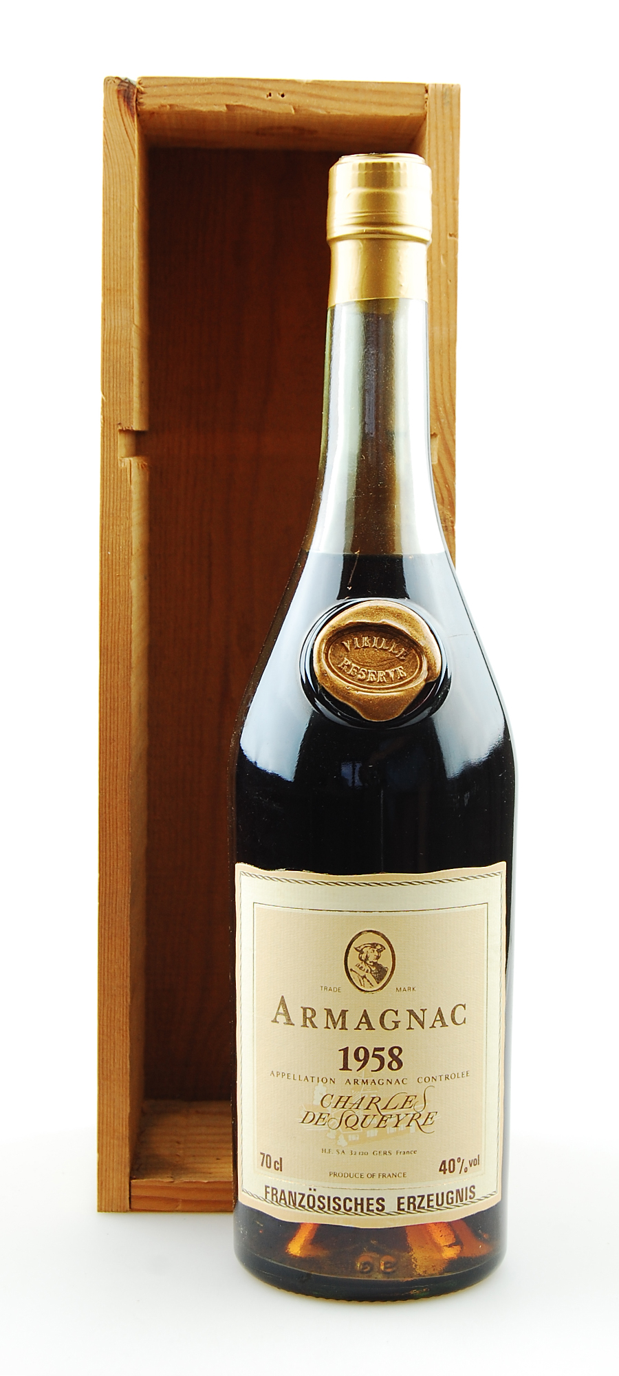 Armagnac 1958 Armagnac Charles de Squeyre Reserve