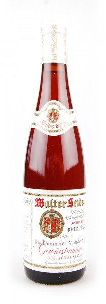 Wein 1976 Maikammerer Mandelhöhe Beerenauslese Gewürztraminer