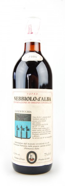 Wein 1980 Nebbiolo Cantina Azienda Lanzavecchia
