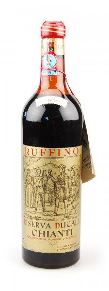 Wein 1961 Chianti Ruffino Riserva Ducale Serie Oro